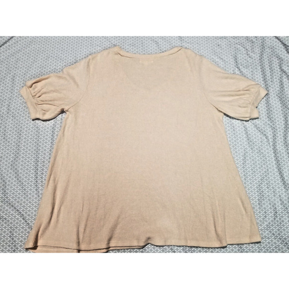 NWOT Perfect Peach Womens XL Sweater Elbow Sleeve Pink/Peach - Picture 5 of 7